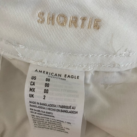 ❌SOLD American Eagle Super Stretch White Shorts - Picture 5 of 5